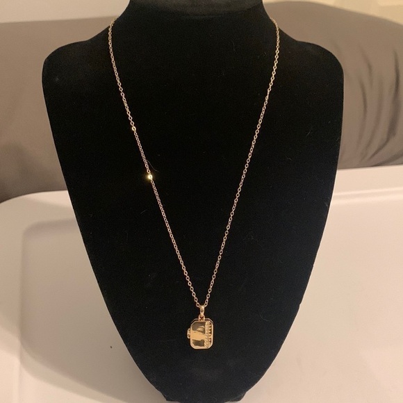 Greenwich Gold Tone Necklace - Picture 1 of 5